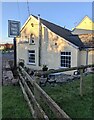 The Hall Inn name sign, Gwehelog