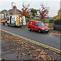 ST3090 : Two vans, Pillmawr Road, Malpas, Newport by Jaggery