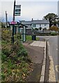 Llangybi bus stop and shelter, Monmouthshire