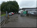 Entrance of Charles Williams primary school, Caerleon