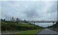 Footbridge over A48, south of Coldra