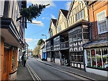 SO6299 : The High Street in Much Wenlock by Mat Fascione