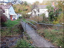 SN1943 : Pontdroed Cwm Plysgog / Cwm Plysgog footbridge by Alan Richards