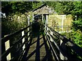 Footpath bridge at The Waterwheel