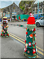 Christmas bollards