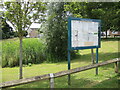 Notice board on Heather Avenue