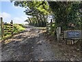 The lane to Trenhayle Barns