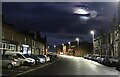 A quiet street in Troon before dawn