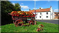 TA1201 : Caistor - Waggon of flowers at jct of A1173 & A1084 by Colin Park