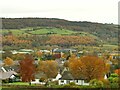 SE0940 : View across the Aire Valley from Wood Lane by Stephen Craven
