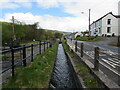 NNE along a canal feeder channel, Clyne