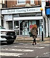 Zebra crossing at the Bexhill Hearing Centre, Sea  Road