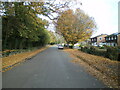 Looking north along the old Newport Road in Shifnal