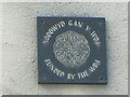 WDA plaque on restaurant wall on the High Street, Bangor