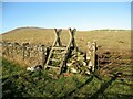NY2433 : Stile on The Cumbria Way by Adrian Taylor