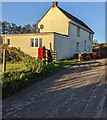 Postbox and house, Llandegveth