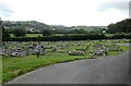 SH8279 : St Cystennin's graveyard by Gerald England