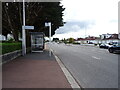 Bus top and shelter on Glasgow Road (A761)