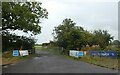 Entrance to rugby pitches, Yatton