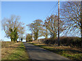 Lane towards Blakesley Hill