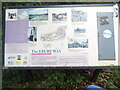 The Ebury Way Information Board near Riverside Park