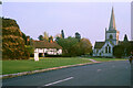TQ1949 : Brockham Green and Church by Nigel Mykura