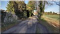 Path and drive nearing Princes Manor Farm