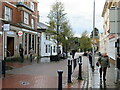 High Street Melton Mowbray, HSBC Bank on left