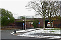 Railway bridge near Elston Hall in Wolverhampton