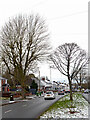 Three Tuns Lane near Elston Hall in Wolverhampton