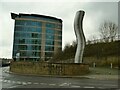 Steel sculpture, Mill Road, Gateshead