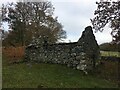 Derelict stone building near Llanfachreth