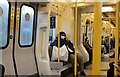 Metropolitan Line train in Harrow