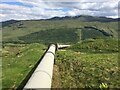 NN4636 : Hydro pipeline in Glen Lochay by Steven Brown