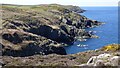 SM9140 : Cliffs at Penrhyn by Sandy Gerrard