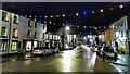 Christmas lights at Llanidloes