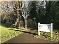 Entrance to Wye Valley Walk woodland