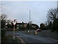 Approaching the junction of Cross Lanes and London Road