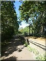 Platform, Winscombe station, on Strawberry Line