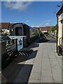 Platform and former railway rolling stock, Sandford station