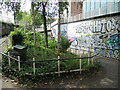 Nature and art in an underpass