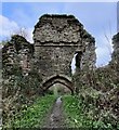 SO4069 : Ruined gatehouse at Wigmore Castle by Mat Fascione