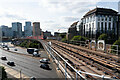 Towards the Isle of Dogs from East India DLR station