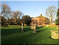 North-west corner of the churchyard, Southwell