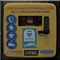 TF2422 : Defibrillator in the town centre by Bob Harvey