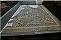 SU1429 : Salisbury Museum: Roman mosaic by Michael Garlick