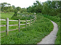 Footpath towards Weeping Cross near Stafford