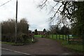 Private driveway on Hopley Road, Anslow