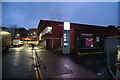 Entrance to Wood Green Shopping City car park in front of The Hub cultural centre