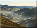 Temperature inversion in Lunedale